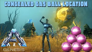 ARK Genesis  Congealed Gas Ball Location l EASY WAY TO OBTAIN [upl. by Eiralav]