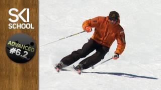 HOW TO CARVE on Skis  Advanced Ski Lesson 62  Carving [upl. by Anayra]