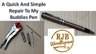 A Quick And Simple Repair To A Pen [upl. by Ogden638]