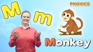 Phonics Step 1  Alphabet  Lesson 7 Mm Nn  4 Step Phonics [upl. by Edithe]