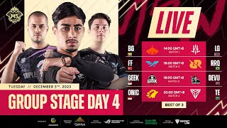 LIVE  DAY 4  M5 World Championship Main Event  Group Stage  ENG [upl. by Elyn]