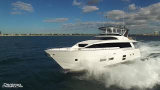 Hatteras 75 Panacera Motoryacht Walkthrough [upl. by Cypro]