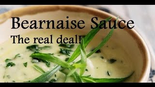 Authentic Bearnaise Sauce  Bearnaise tutorial  Step by Step French Recipe [upl. by Gorrian]