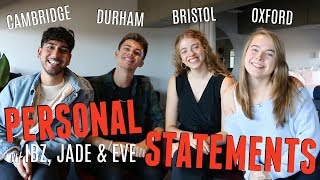 HOW TO WRITE A PERSONAL STATEMENT FOR A TOP UNIVERSITY w UnJaded Jade Ibz Mo  Eve Bennett [upl. by Euqinamod]