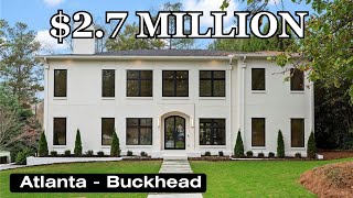 Lets Tour this Gorgeous Buckhead  Atlanta Home  Atlanta Homes For Sale  Atlanta Luxury Homes [upl. by Htaras]