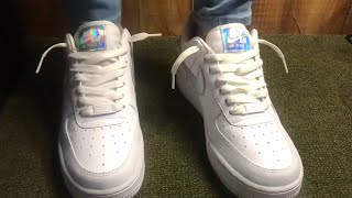 HOW TO LACE NIKE AF1 LOOSELY  THE BEST WAY [upl. by Daniala968]