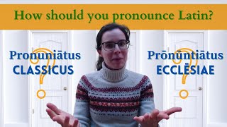 How to pronounce Latin Ecclesiastical Latin vs Classical pronunciation Latine [upl. by Ttelrahc]