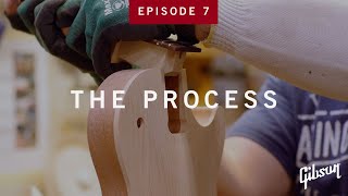 How Guitar Necks Get Glued To Bodies At Gibson USA  The Process S1 EP7 [upl. by Kreit593]