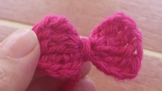 ¿Cómo hacer un Lazo a Crochet [upl. by Itsrejk]