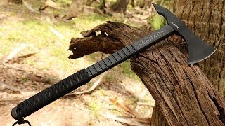 NEW Schrade SCAXE4 Tomahawk  Best Tomahawk [upl. by Nakashima]