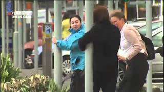 20111121  3NEWS  WELLINGTON WIND TOO STRONG FOR SOME RAW FOOTAGE [upl. by Eelyam508]