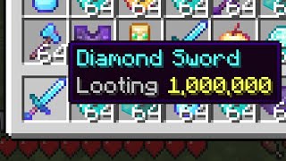 I secretly used Looting 1000000 in Minecraft UHC [upl. by Allicirp]