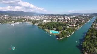 Port Lac BielBienne  Port Lake BielBienne Switzerland 4k [upl. by Anovahs]