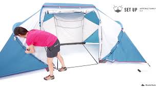 Monter sa tente  Je tent Arpenaz Family 42 opzetten  Quechua  Decathlon [upl. by Pratte]