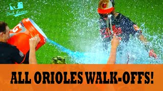 All 2022 BALTIMORE ORIOLES WalkOff Wins [upl. by Yanffit]