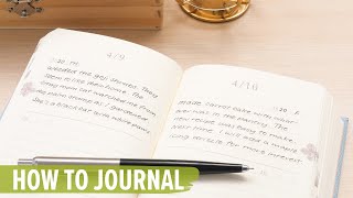 How to Journal Writing Tips Journal Topics and More [upl. by Elnukeda]