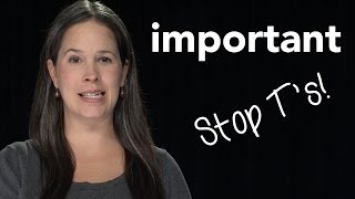 How to Pronounce IMPORTANT  American English [upl. by Asus278]