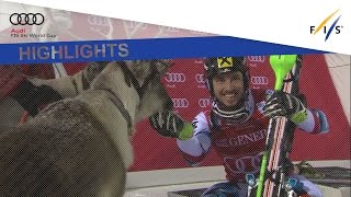 Highlights  Hirscher reigns supreme in Levi  FIS Alpine [upl. by Ennaisoj]