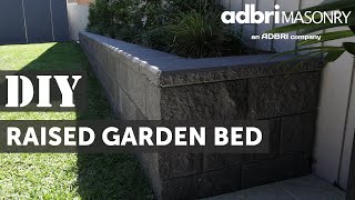 DIY Raised Garden Bed Howto Video  Versawall® Retaining Wall Blocks by Adbri Masonry [upl. by Yrrap]