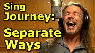 Journey  Separate Ways  Cover  Ken Tamplin Vocal Academy [upl. by Attehcnoc255]