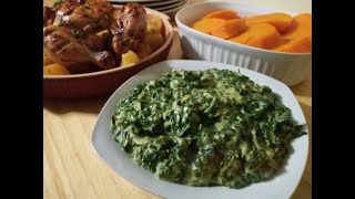 Delicious Creamed Spinach [upl. by Arjan]