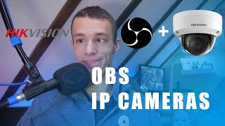 Using IP cameras as webcams inside OBS obsgstreamer plugin [upl. by Nairad]