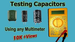 How to check Capacitors using Multimeter [upl. by Ashli]