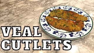 Veal Scallopini – Crispy Breaded Veal Cutlets Recipe  Cooking with Maria [upl. by Kyla]