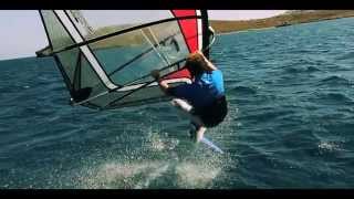 Windsurfing The Chop Hop Jumping [upl. by Ahsimak]