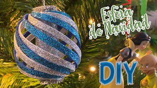 🎄DIY  ESFERA DE NAVIDAD FÁCIL con GOMA EVAFOAMY [upl. by Chloette712]