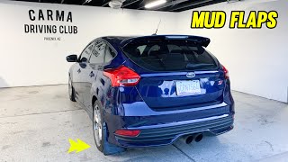 Focus ST Mud Flap Install Step by Step [upl. by Gerhardine]