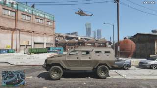 GTA 5  Epic Five Star Chase Escape From The Police Station  War With Army [upl. by Dewayne]