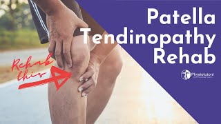 Patellar Tendinopathy Rehabilitation  Jumpers Knee Rehab [upl. by Stets]