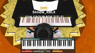 Erika German Marching Song on ROBLOX Piano [upl. by Geraint742]