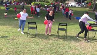 Balloon Game Team Building  Balloon Popping OFW Vineyard Dubai UAE [upl. by Uliram]