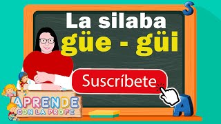 La silaba güe  güi  Primaria [upl. by Marleah]