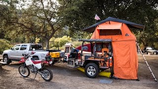 Inside One of the Coolest Custom Camping Trailers Weve Seen  Outside [upl. by Theta]