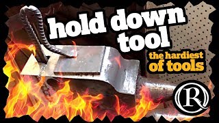 Making a DIY Hold Down Holdfast Hardy Tool [upl. by Ymmor943]