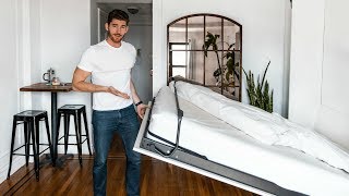 Tiny NYC Apartment Tour SPACE SAVING TIPS for Studio Apartments [upl. by Komsa]