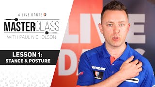 A Live Darts Masterclass  Lesson 1  Stance and Posture [upl. by Icul]