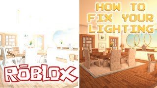 HOW TO FIX YOUR LIGHTING IN THE NEW UPDATE  Version 076  Welcome to Bloxburg [upl. by Blau]