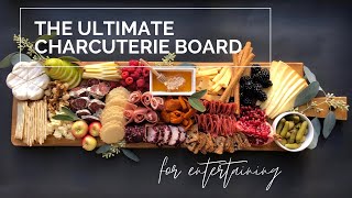 The Ultimate Charcuterie Board for Entertaining [upl. by Ailemor]