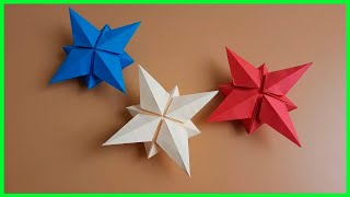 ▷ Cómo hacer una 🌟 ESTRELLA 3D 🌟 de papel  🌟 Estrellas en Origami [upl. by Hedvige]