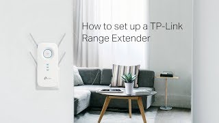 How to set up a TPLink Range Extender [upl. by Nwahsir19]