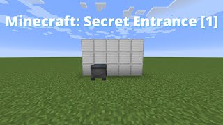 Minecraft Secret Entrance Level 1 Cauldron JavaBedrock [upl. by Muiram]