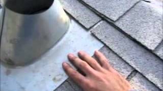 How To Install A Roof Vent Flashing For a Furnace Chimney [upl. by Demaggio]