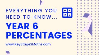 Year 6 Percentages  everything you need to know [upl. by Broadbent]