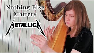 Metallica Nothing Else Matters Harp Cover  Pedal amp Lever Harp Sheet Music [upl. by Bullard]