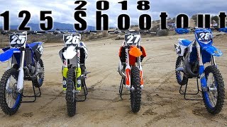 2018 125 2 Stroke Shootout  Dirt Bike Magazine [upl. by Tri]