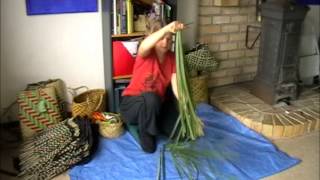 How to prepare harakeke NZ FlaxPhormium part 2 [upl. by Tihw]